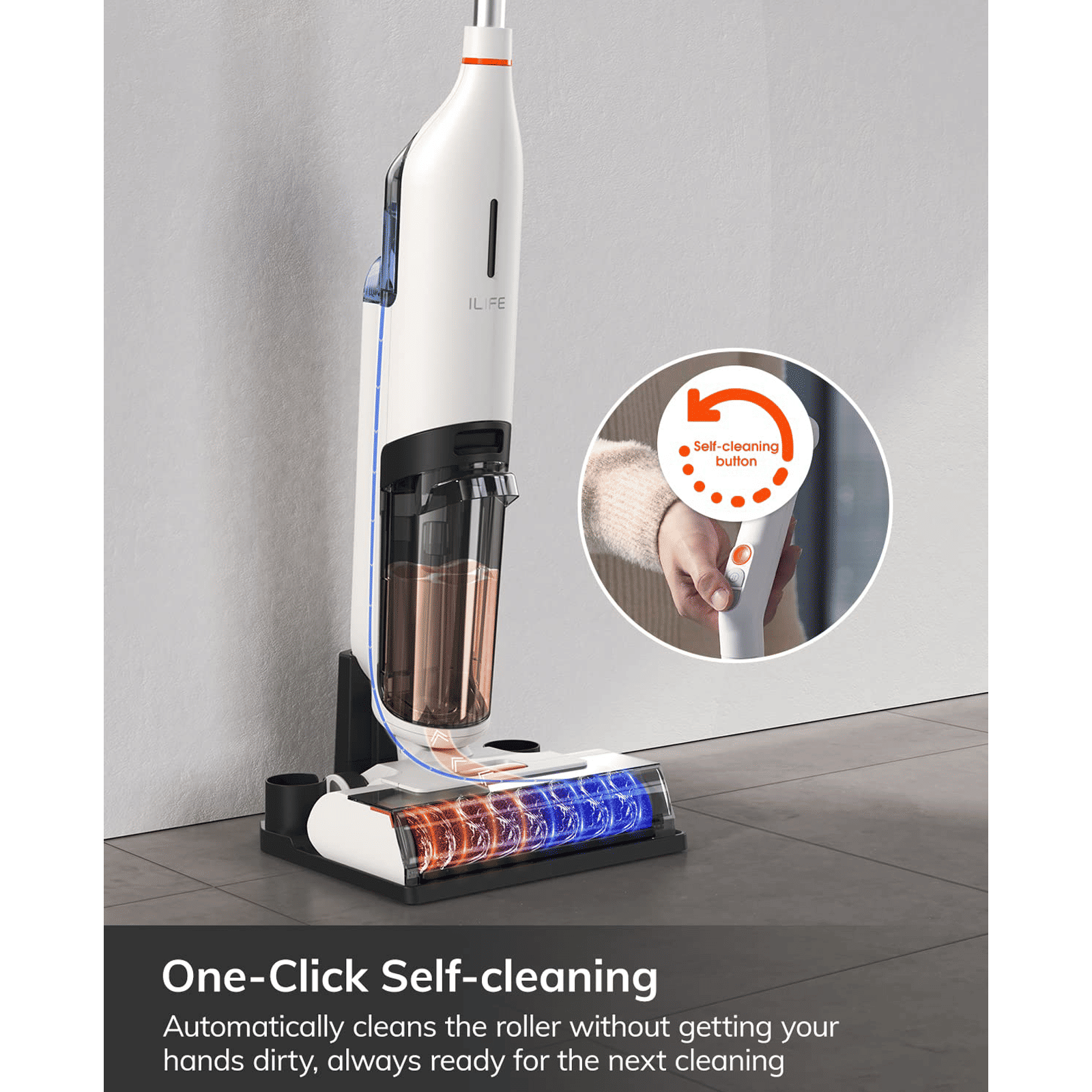 Buy ILIFE W90 150W Cordless Wet & Dry Vacuum Cleaner with Smart Voice